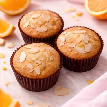 Eggless Orange Cupcake