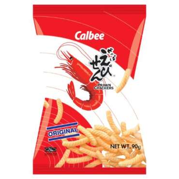 Calbee Prawn Crackers- Original 90g