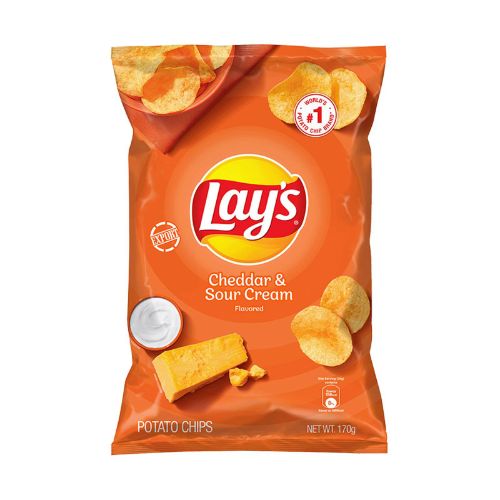 Lay's Potato Chips - Cheddar & Sour Cream 170g