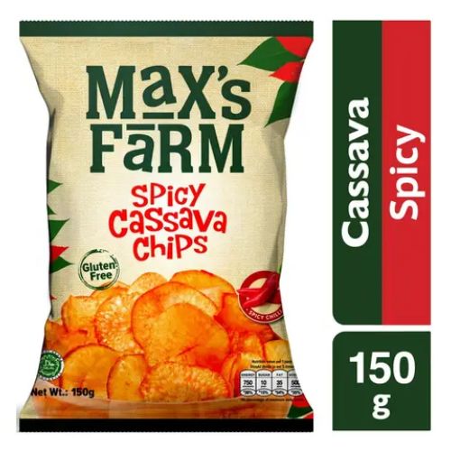 Max's Farm Cassava Chips - Spicy 150g
