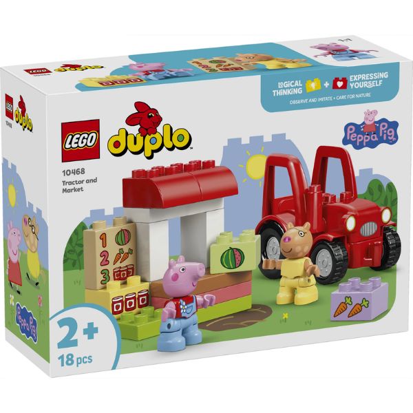 LEGO DUPLO Peppa Pig Tractor and Market 10468