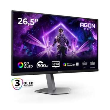 AOC Q27G45K - 26.5" QD- QLED QHD 500Hz Gaming Monitor