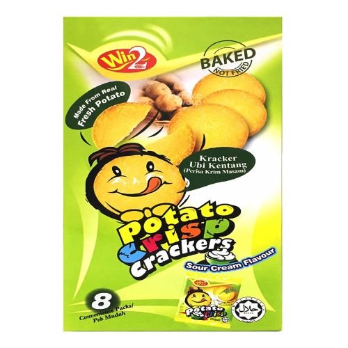 Win2 Baked Potato Crisp Crackers - Sour Cream 160g