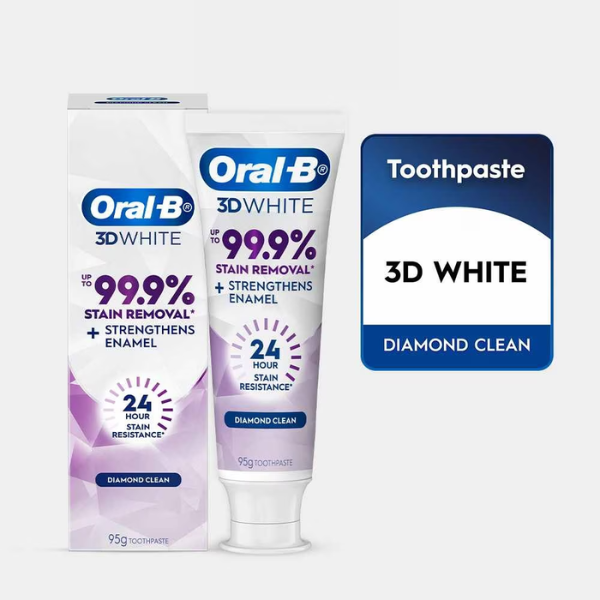 Oral B 3DWhite Professional Enamel Strong Whitening Toothpaste 90g