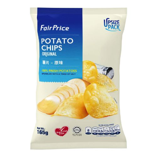 FairPrice Potato Chips - Original 165g