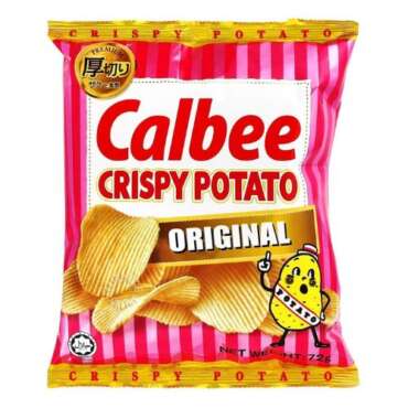 Calbee Crispy Potato Chips - Original 72g
