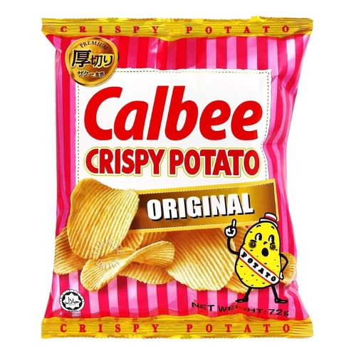 Calbee Crispy Potato Chips - Original 72g