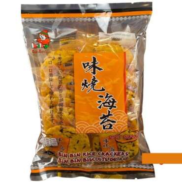 Bin Bin Rice Crackers - Spicy Seaweed 135g