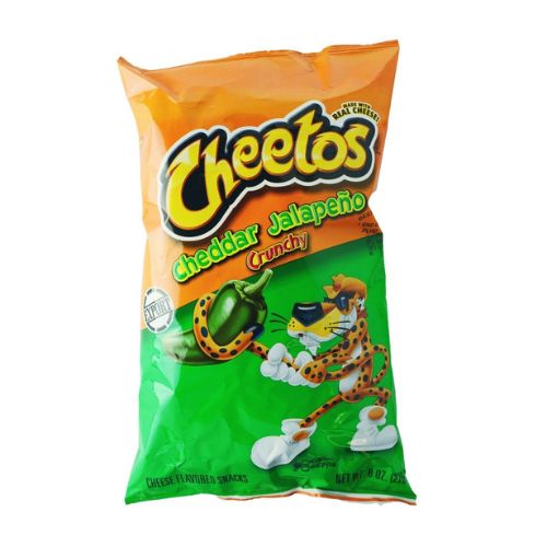 Cheetos Cheese Flavoured Snacks - Cheddar Jalapeno (Crunchy) 215g