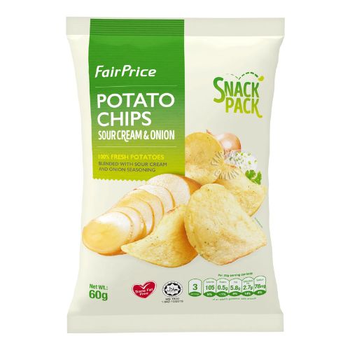 FairPrice Potato Chips Sour Cream & Onion 60g