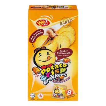 Win2 Baked Potato Crisp Crackers - BBQ 160g