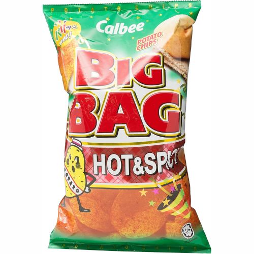 Calbee Big Bag Potato Chips - Hot & Spicy 180g