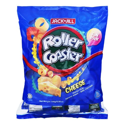 Jack 'n Jill Roller Coaster Potato Rings - Cheese 144g