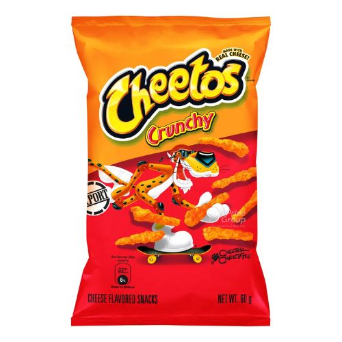 Cheetos Cheese Flavoured Snacks - Original (Crunchy) 60g