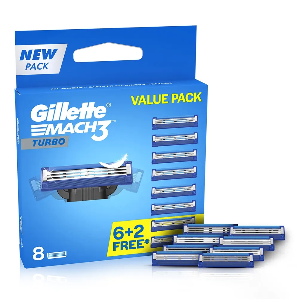 Gillette Mach3+ Cartridges 8 Count