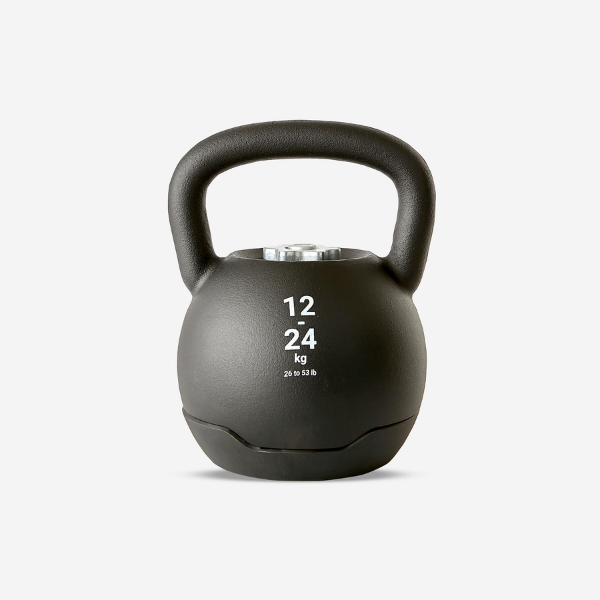 12-24 kg Adjustable Kettlebell, 12 kg base, ...