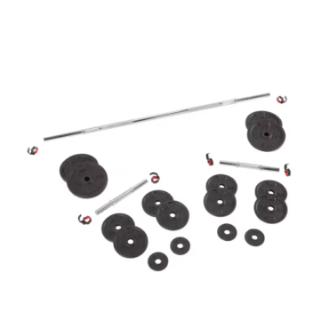 50KG Weight Training Dumbbells and Barbell Kit