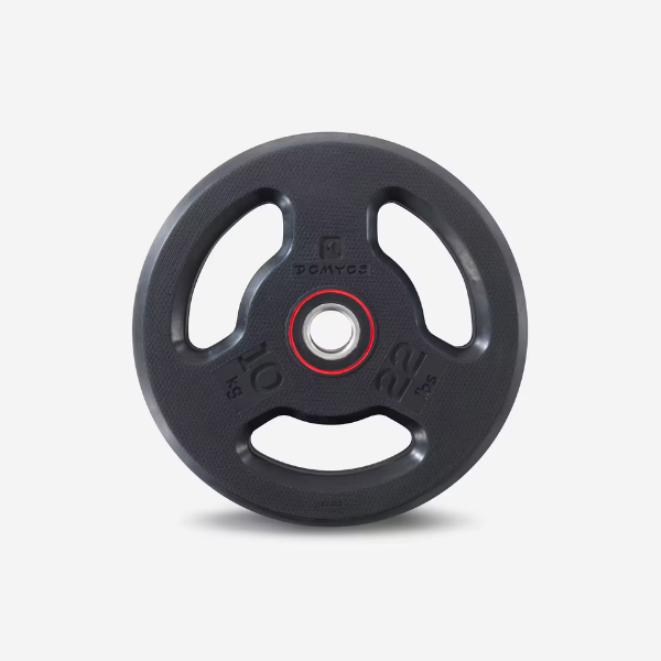 10KG Rubber Coated 28MM Weight Plate/Disc