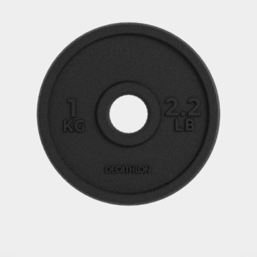 Weight Training 1 kg 28 mm 80% Recycled Cast Iron Plate