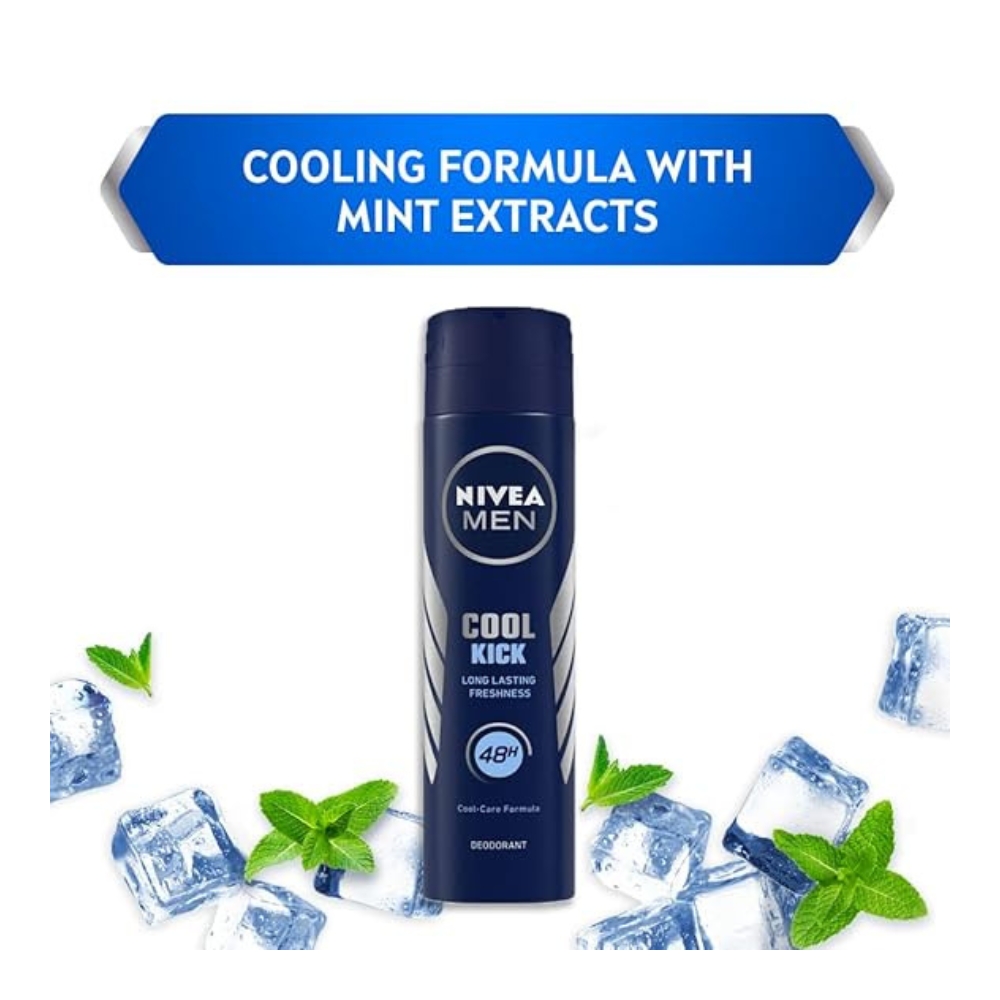 Nivea Men Cool Kick Energy Fresh Deodorant Spray 150ml