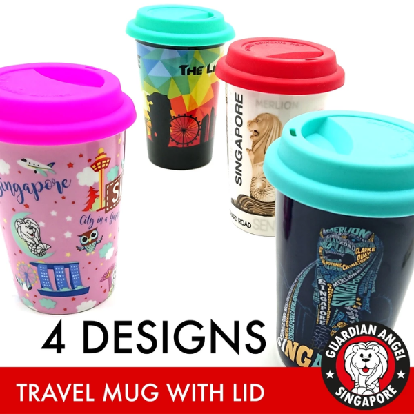 Singapore Travel Cup with Lid