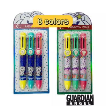 Singapore 8 Colors Pen