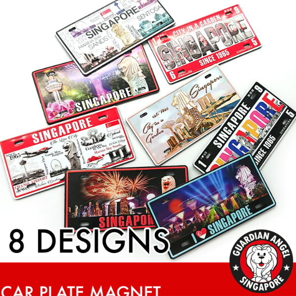 Singapore Metal Plate Magnet